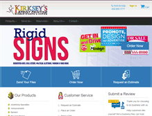 Tablet Screenshot of kirkseys.com